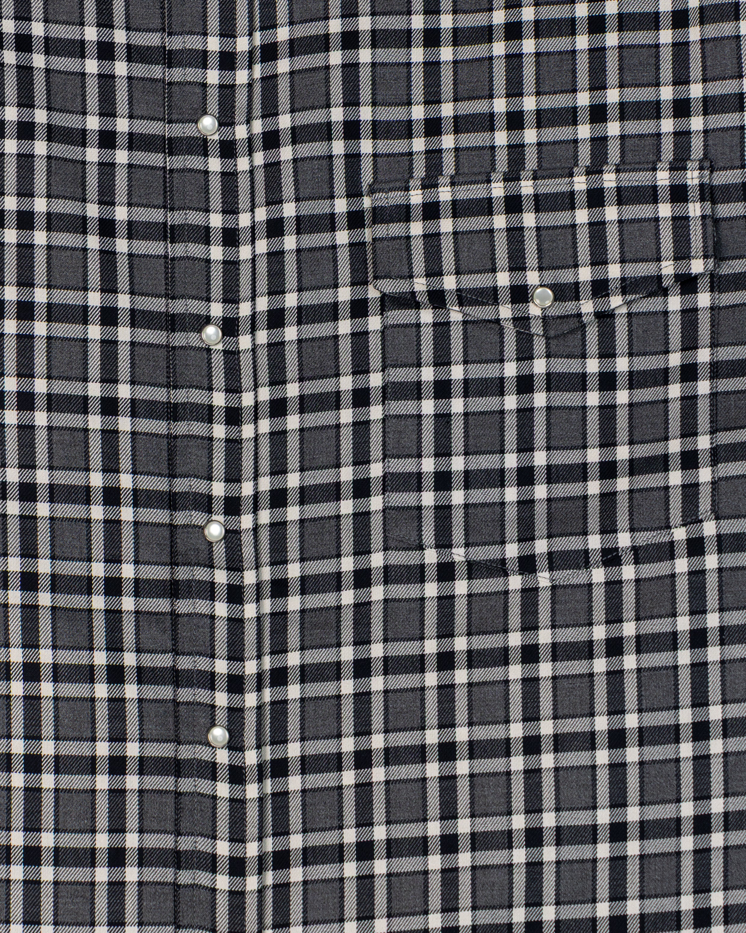 Plaid Shirt, Dark Grey