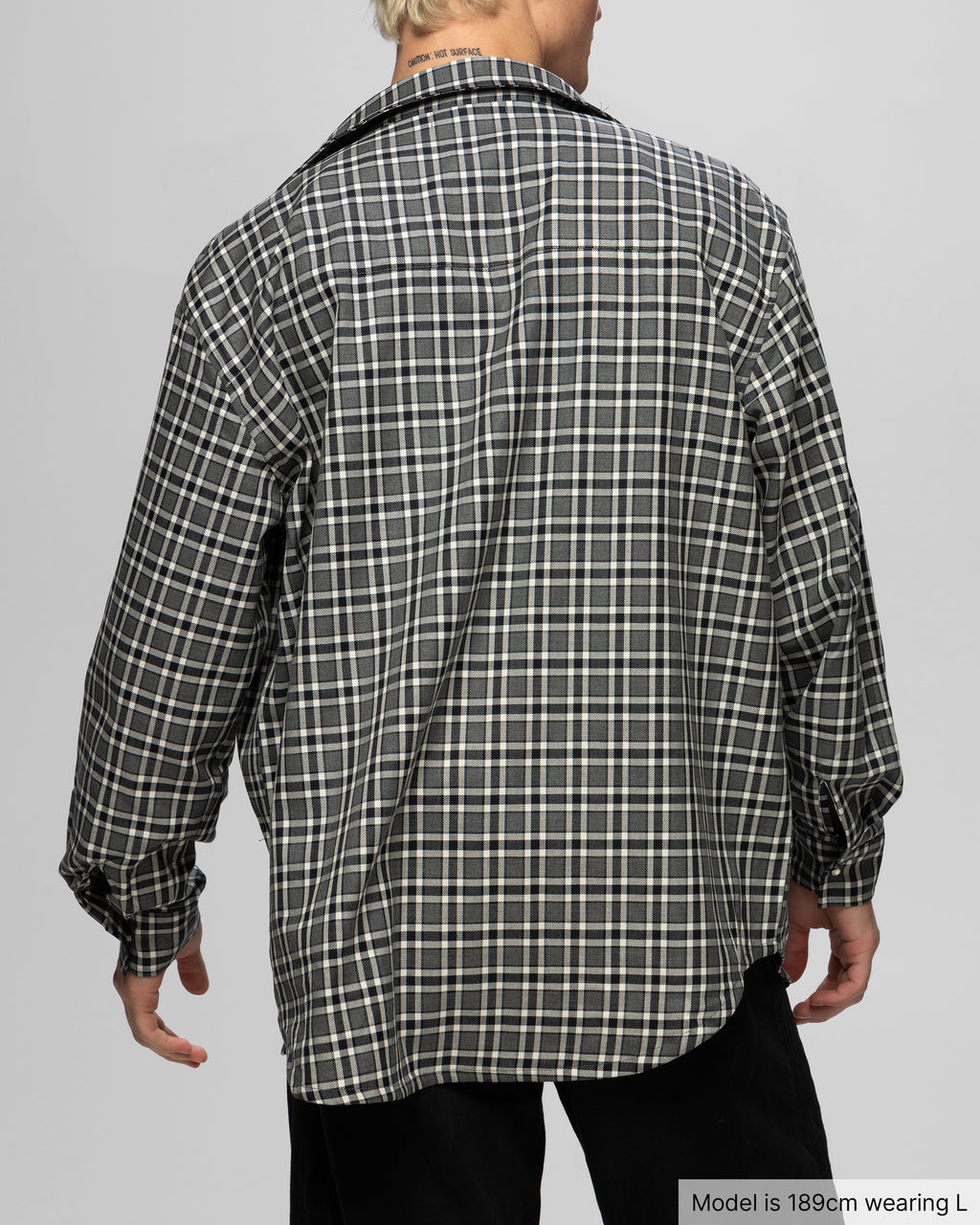 Plaid Shirt, Dark Grey