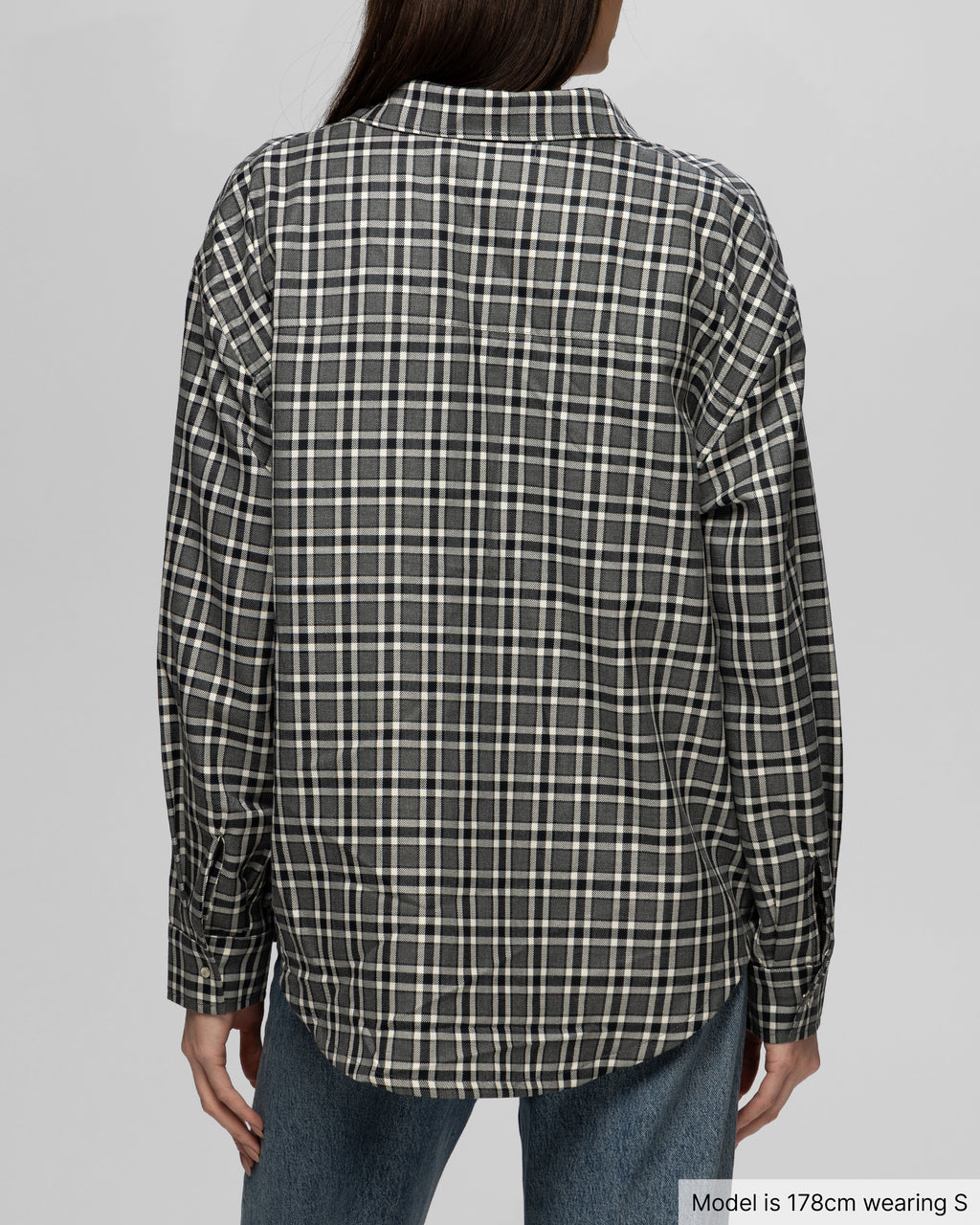 Plaid Shirt, Dark Grey