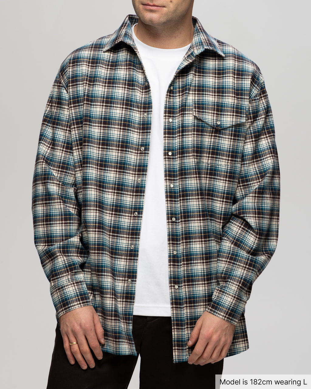 Plaid Shirt, Dark Green