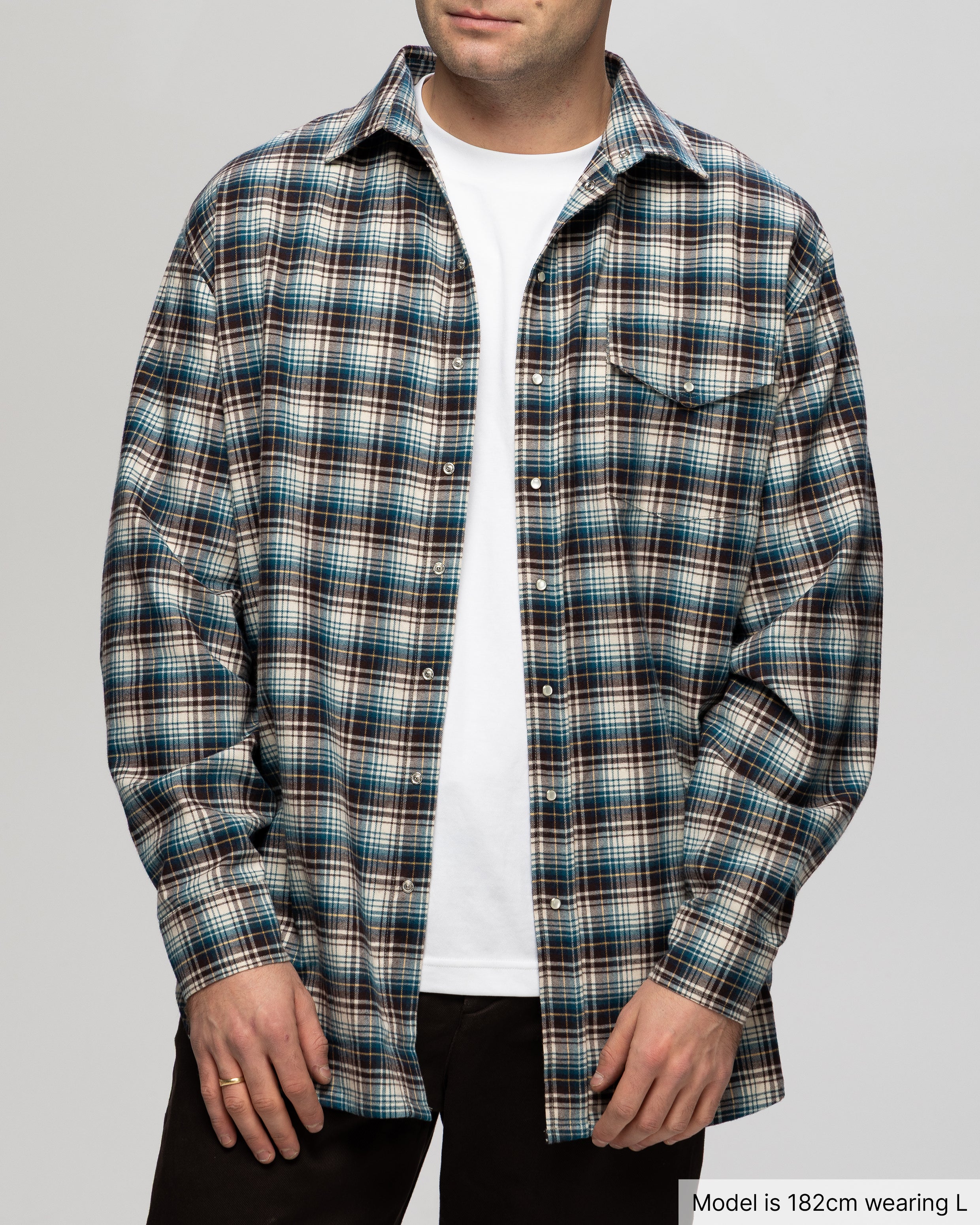 Plaid Shirt, Dark Green