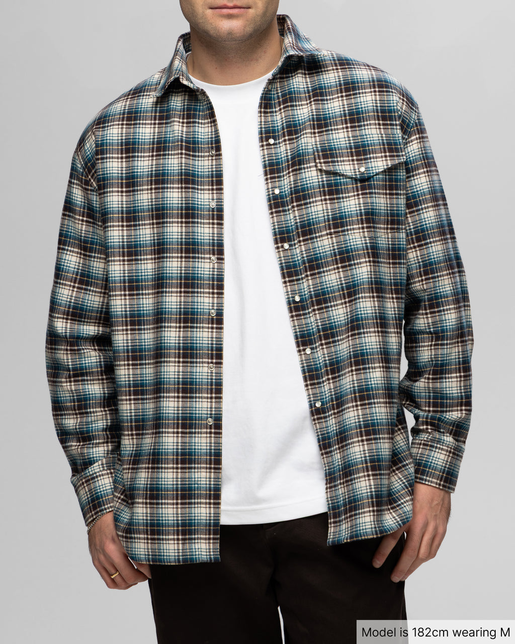 Plaid Shirt, Dark Green