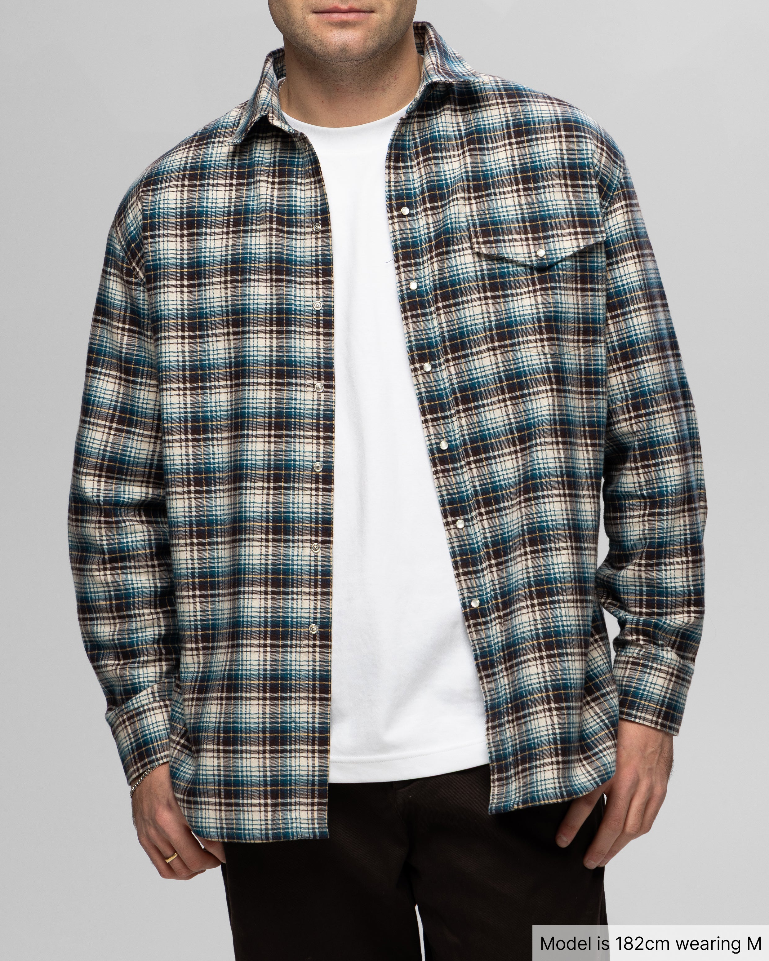 Plaid Shirt, Dark Green